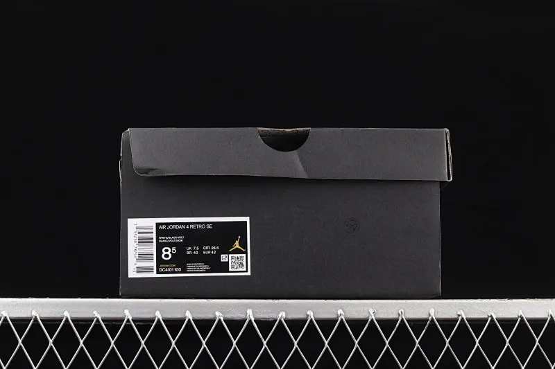 All categories Air Jordan Jordan series basketball shoes Air Jordan 4 Air Jordan 4 Retro GS "Light Smoke Grey" AJ4 Joe 4 Patent Leather Manuscript DC4101-100